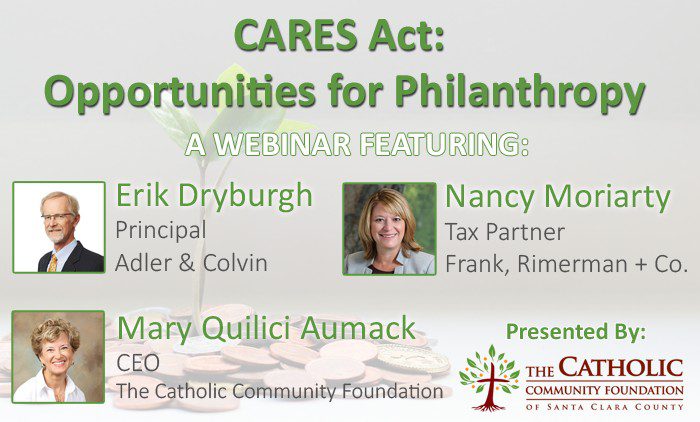 CARES Act: Opportunities for Philanthropy banner